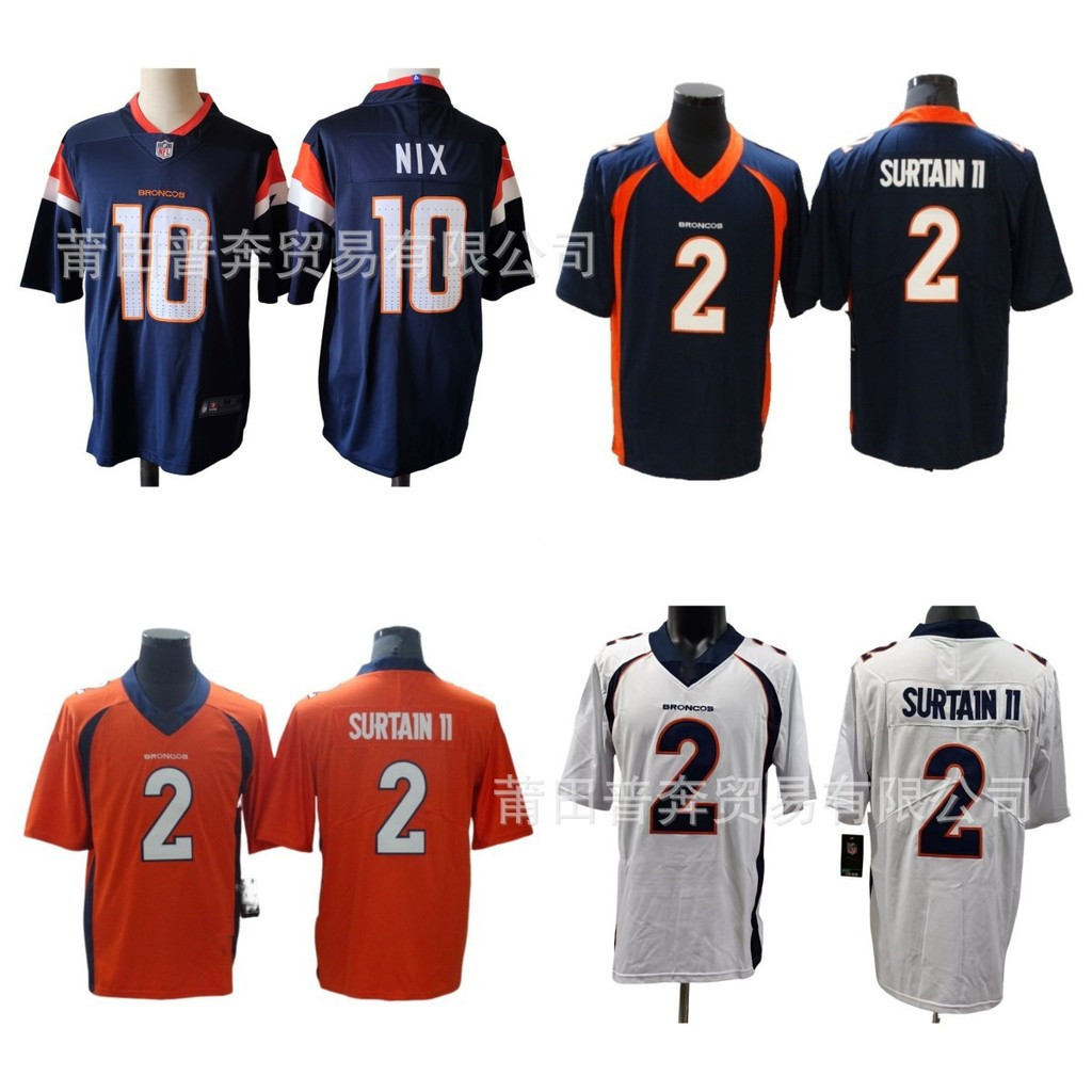 Áo bóng bầu dục Mỹ NFL Broncos Mustang Hàng có sẵn