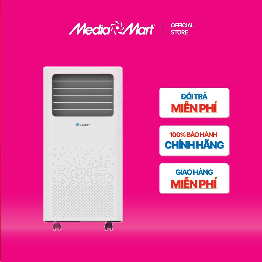 [MEDIAMART] - Điều hòa di động Casper 9.000BTU PC-09TL33 - FREESHIP,Bảo hànhchínhhãng