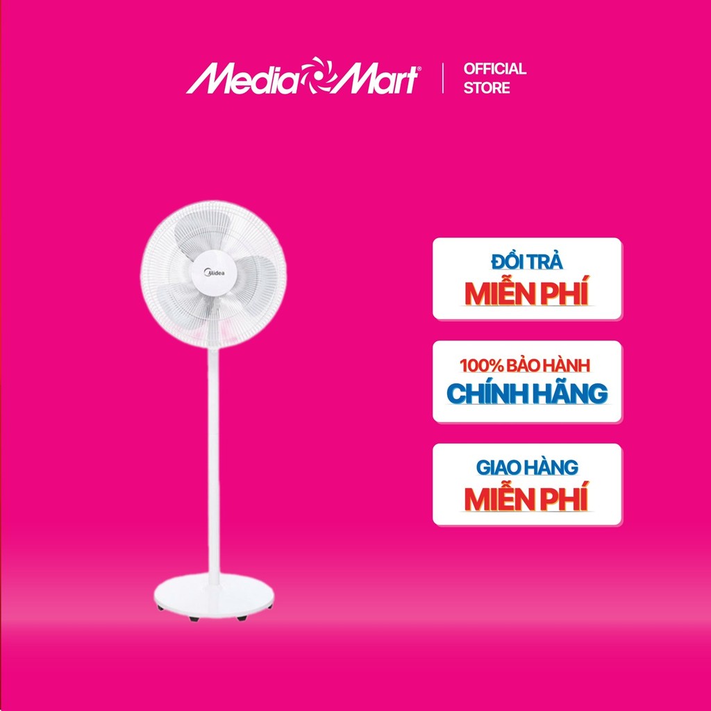 [MediaMart ONLINE-Ship 0đ] Quạt cây Midea FS40-18C