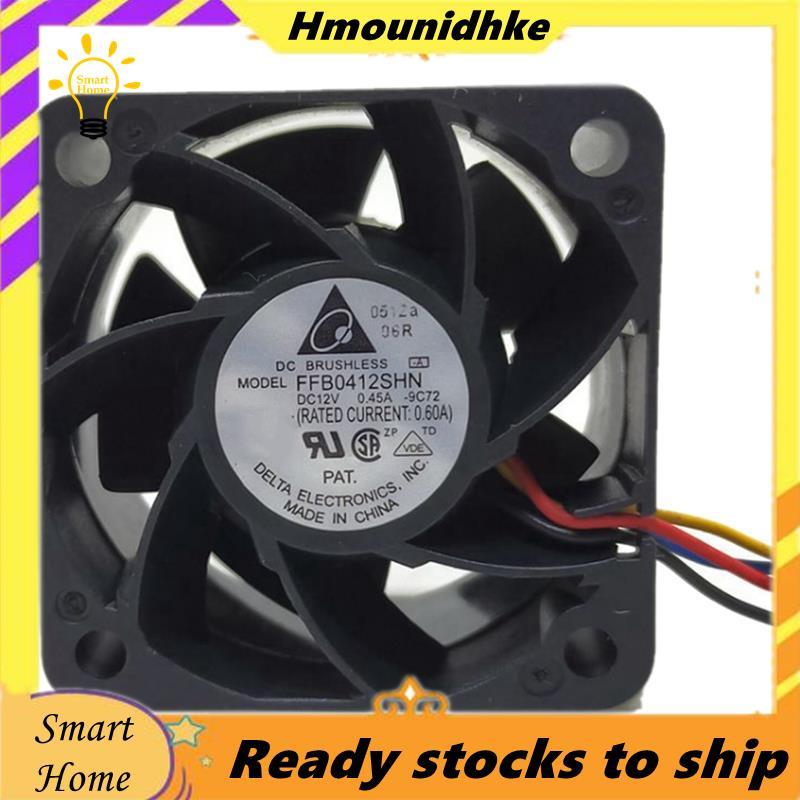 Quạt máy chủ FFB0412SHN 4028 40MM 40X40X28MM Quạt làm mát công suất lớn 12V 0.45A Quạt gió siêu nhỏ 