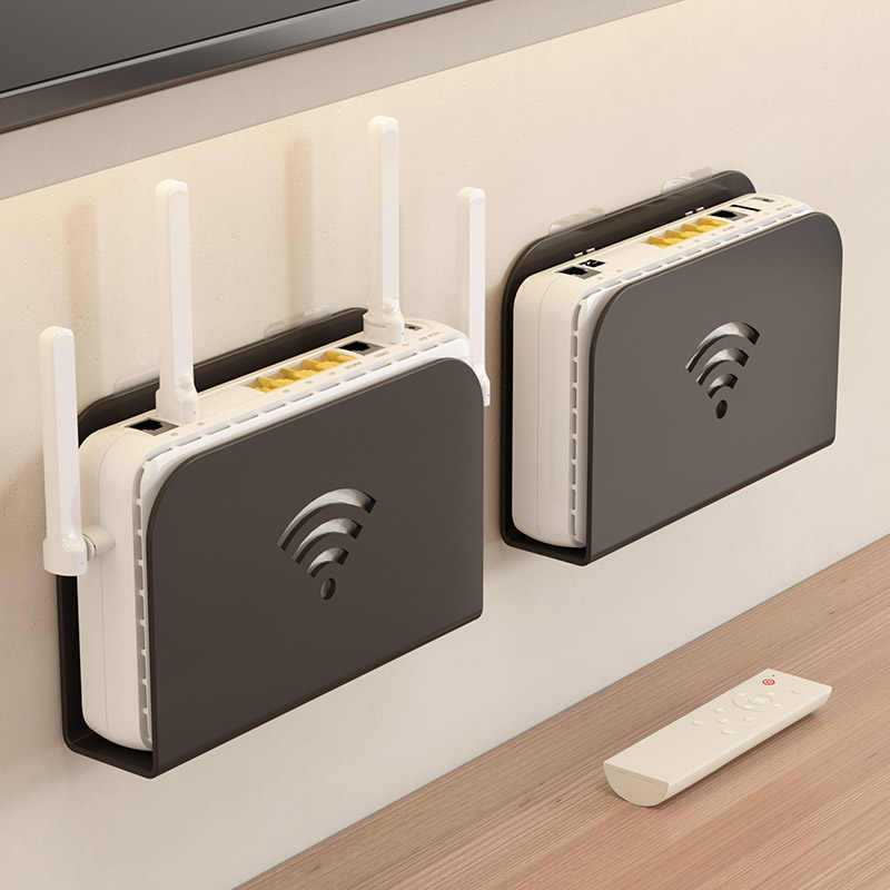 New Product#Router Holder wifi Rack Holder Wall Sticker Bracket Set-Top Box Punch-Free Storage Box B