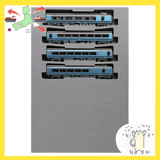 [Japanese Version] KATO N Gauge Series E261 Saphir Odoriko Extension Set 4 Cars 10-1662 Model Train