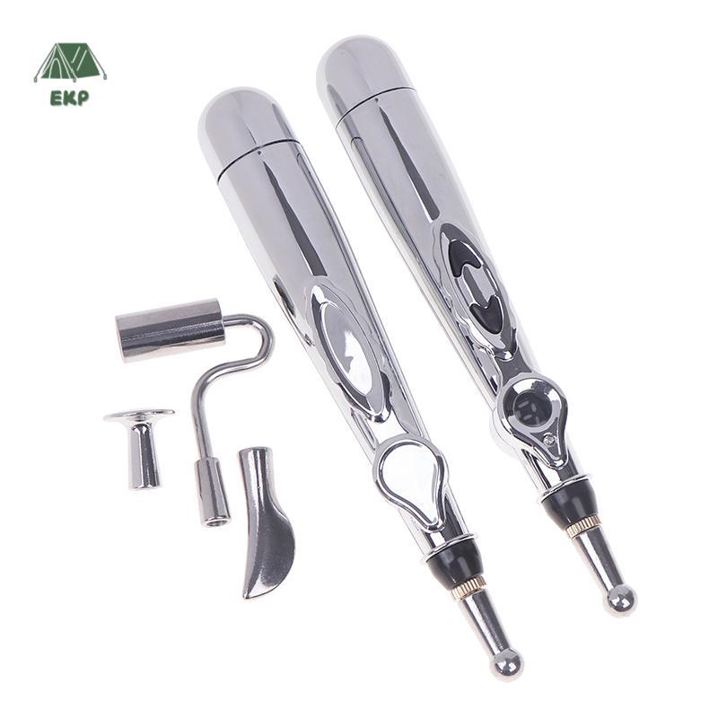 [EKP] Bút massage châm cứu điện 2/5 đầu, giảm đau, năng lượng kinh tuyến