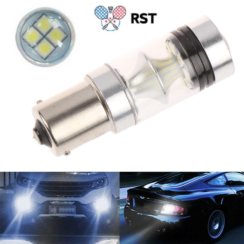 RunSabailTWO Trắng P21W BA15s 1156 Đèn LED Canbus Dự Phòng Đảo Chiều Đèn Ngược Đẹp