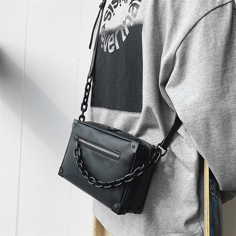 EA3 Túi chống nước Pu thời trang Hàn Quốc Túi Messenger Túi đeo vai nữ