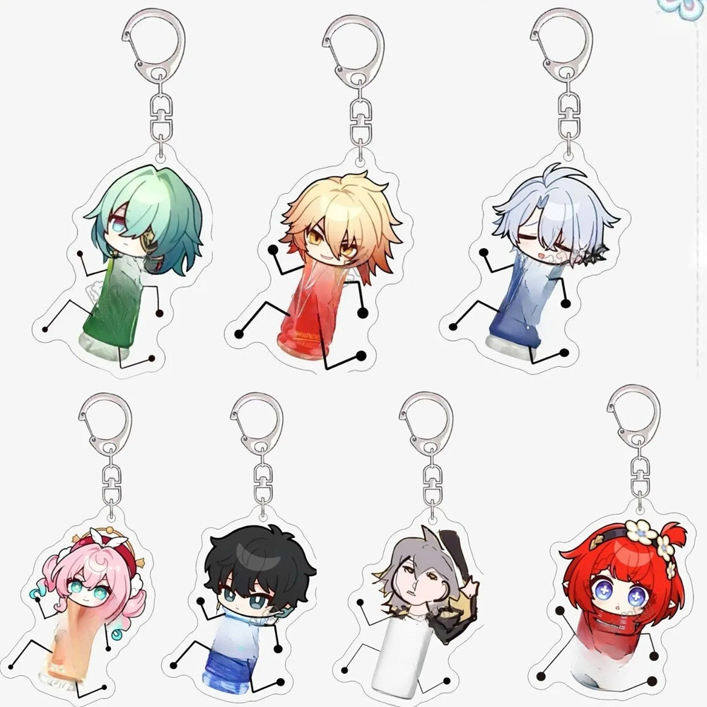 Game Honkai Star Rail Running Ant Theme Keychain for Accessories Bag Accessories Anime Figures Anaxa