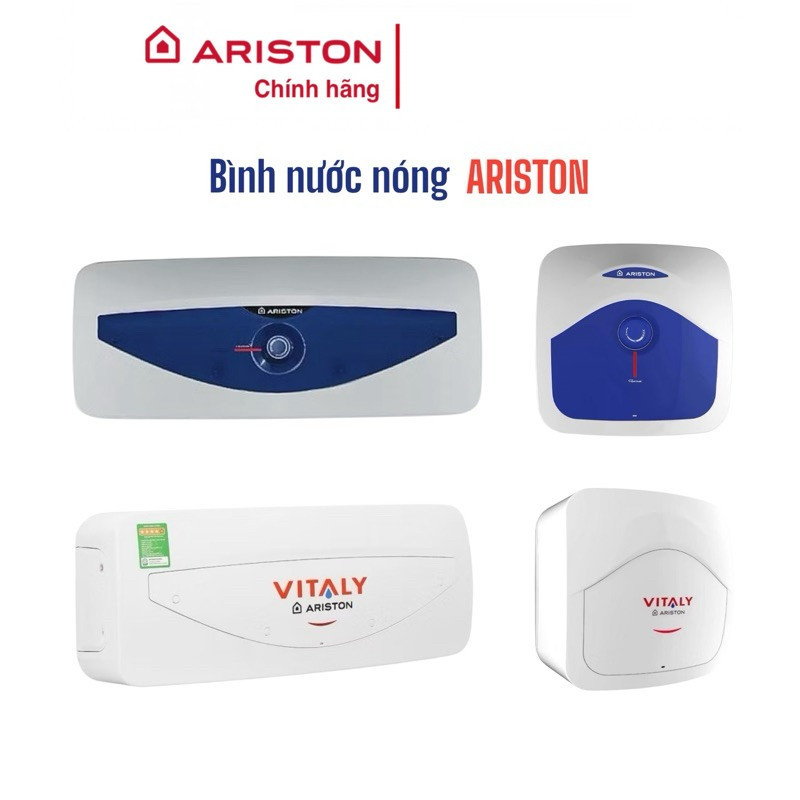 Bình Nước Nóng ARISTON VITALY / BLU, Dung Tích 15L/20L/30L, Chính Hãng Bảo Hành Tại Nhà