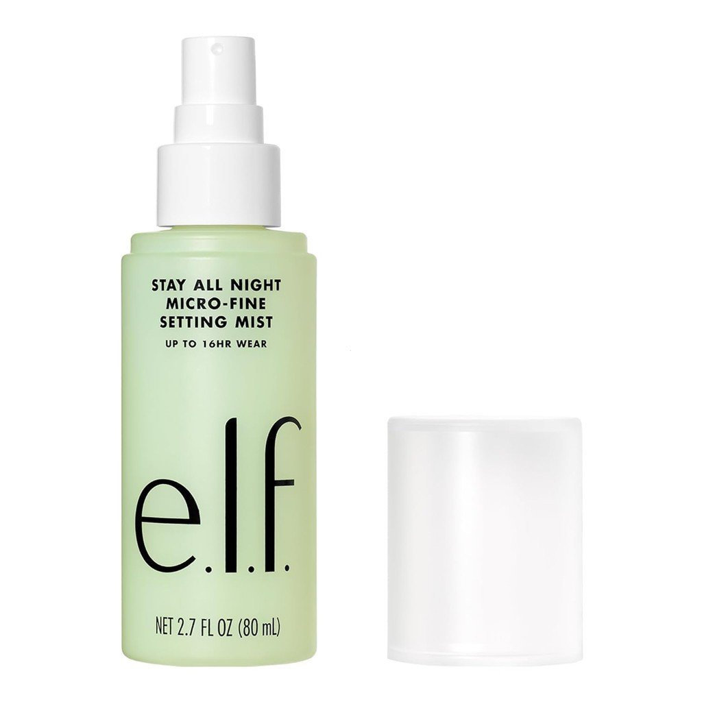 Elf Stay All Night Micro-Fine Setting Mist, Hydrating & Refreshing Makeup Setting Spray ❈ 16HR Wear-