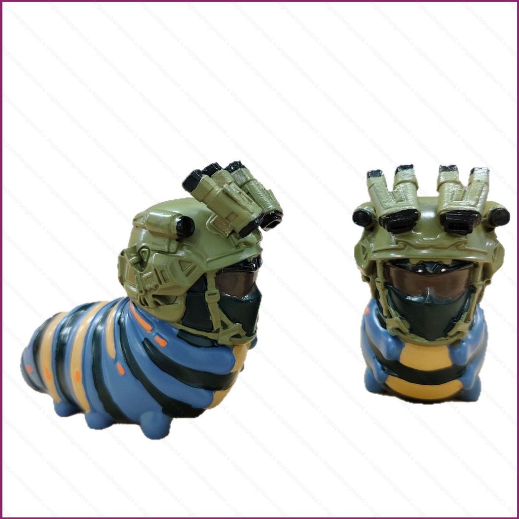 YT4 Delta Force Action Vyron Worm Plushie Game Hàng Hóa Nhựa Trang Trí Đồ Chơi Vui Nhộn Mô Hình Tran