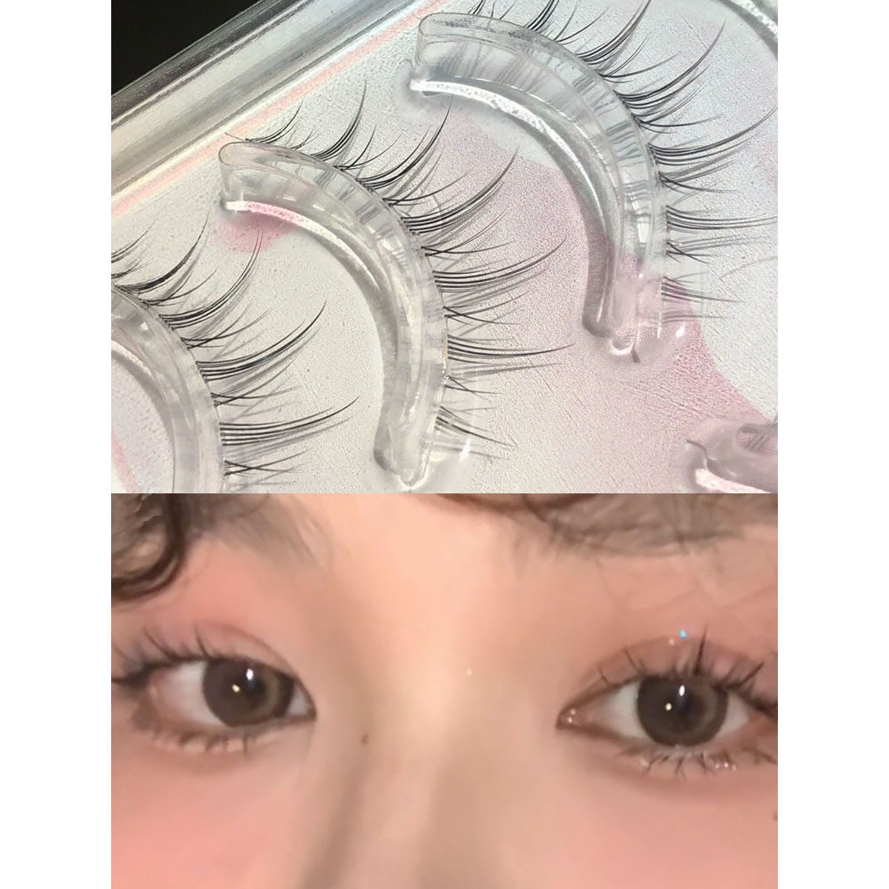 Lông mi tình yêu mơ ướcSiêu Mịn Trong Suốt Thân cos Lông Mi Giả Nữ Ao Lin Nguyên Chất Tự Nhiên Cổ Tí