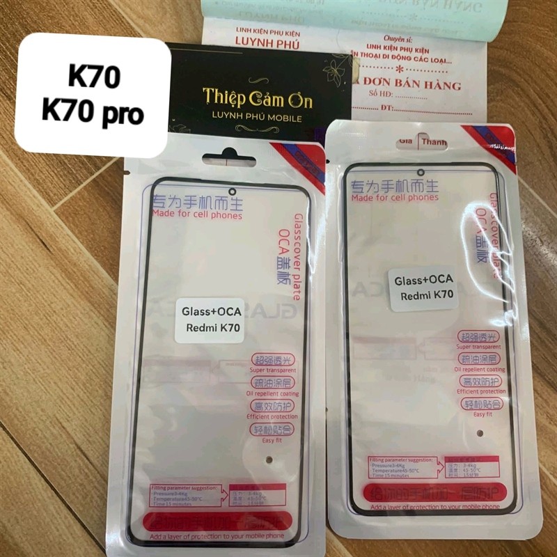 Kính ép liền keo redmi K70/k70 pro/f60 pro