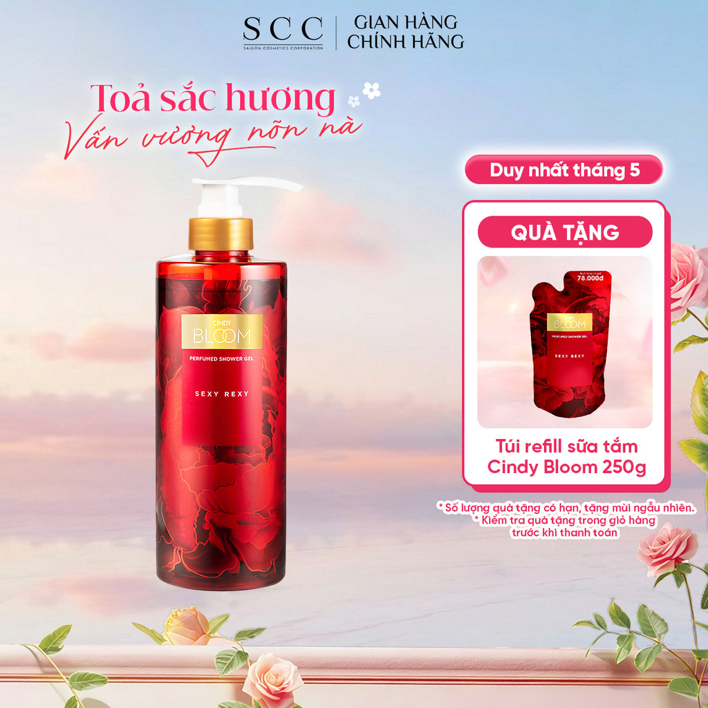 Sữa Tắm Nước Hoa CINDY BLOOM Sexy Rexy Hương Gợi Cảm Quyến Rũ 640g