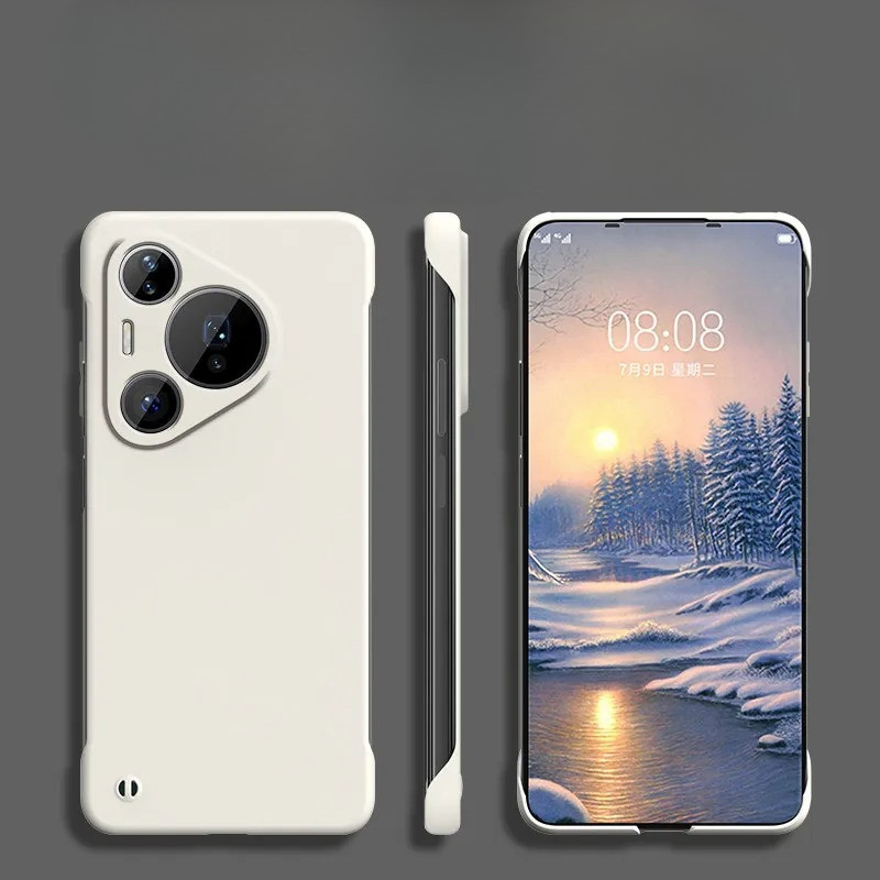 Dành Cho Huawei Pura 90Pro 90 Pro Max Không Khung Mỏng Cứng PC Dành Cho Huawei P90 Pro Max Matte Bảo