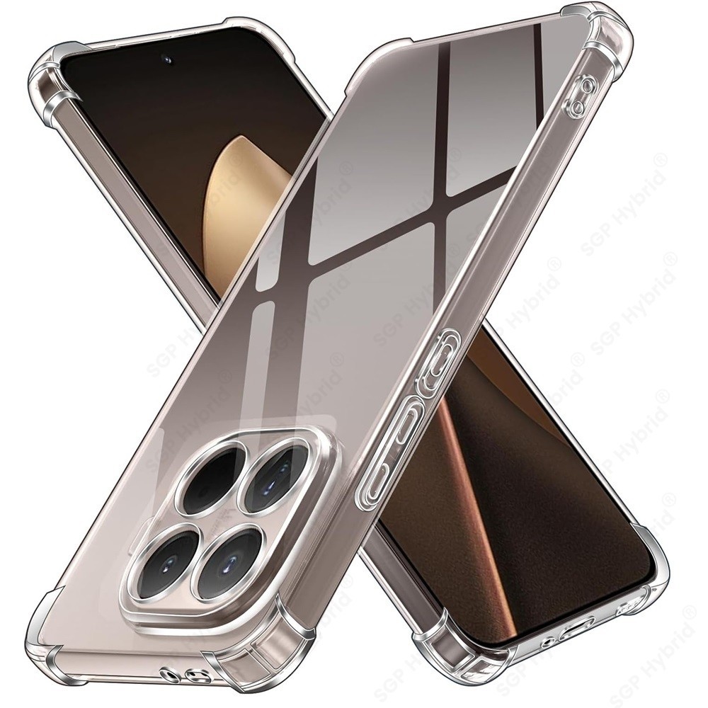 Ốp Mềm Silicon Pha Lê Trong Suốt Cho Xiaomi 15T Pro 5G Túi Khí Chống Sốc Coque Xiomi Xaomi Xiami Mi1