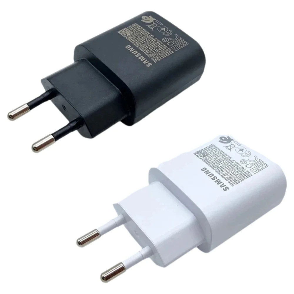 EU Cắm Samsung M56 A56 A36 A26 5G 25w Sạc Siêu Nhanh Sạc Cho Galaxy Tab S8 S9 S10 + A25 A15 A35 F55 
