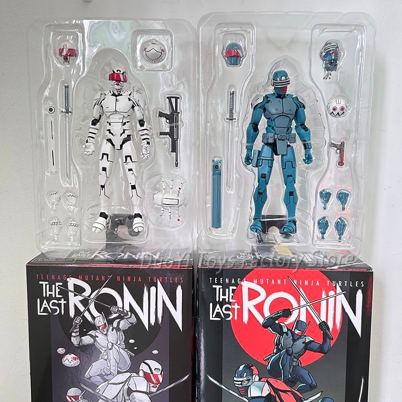 Nhà máy Chính Hãng NECA Ninja Rùa Ronin Elite Patrol Robot Di Chuyển Mô Hình