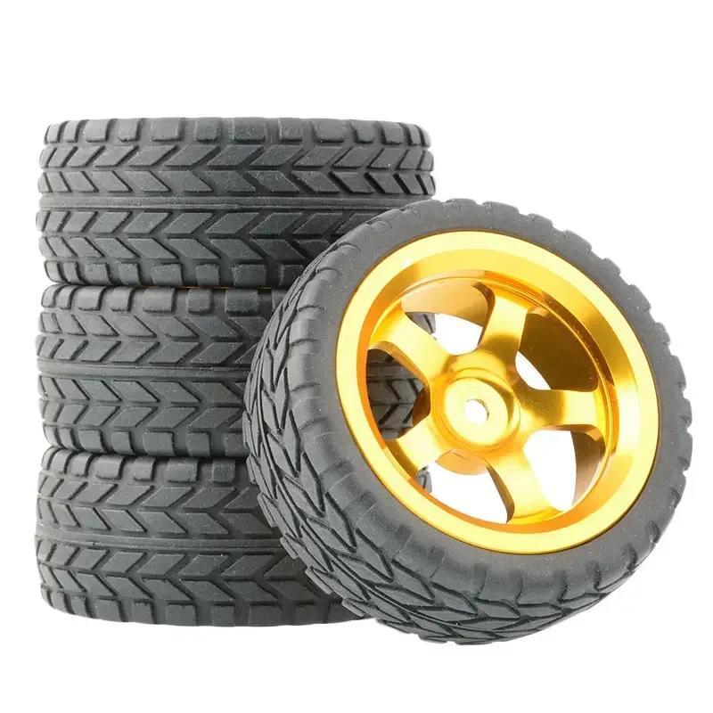 Wltoys 144001 144010 124007 124016 124019 A959 A959-B 4 65mm Lốp Cao Su Kim Loại Vành Bánh Xe 12mm L