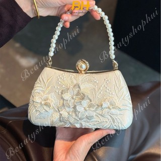 Váy cổ tích mới Trung Quốc thêu cổ điển Túi dạ hội Niche