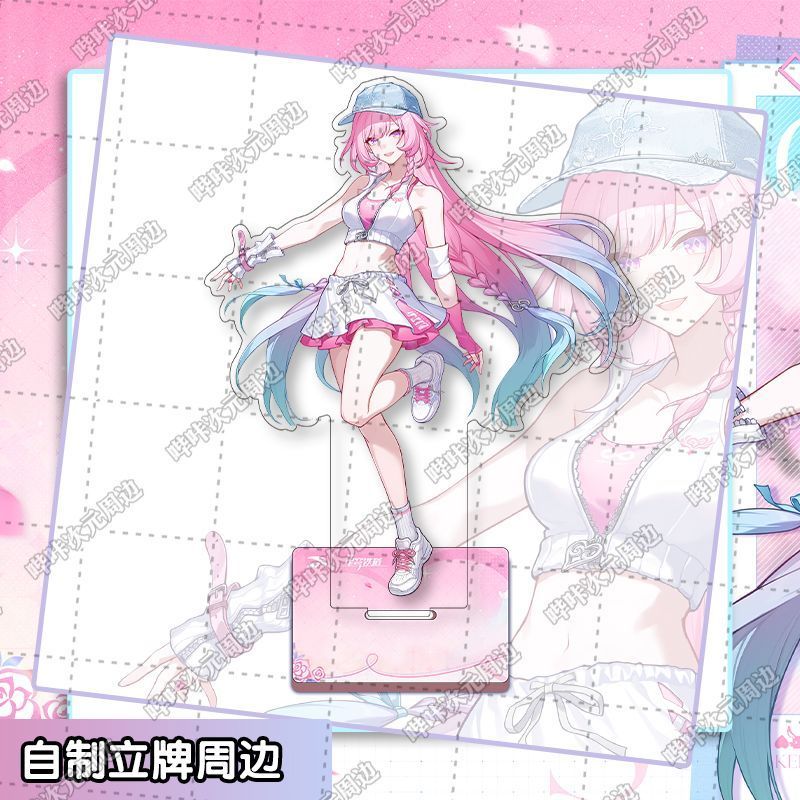 Honkai: Star Rail / Cyrene / Cyrene Hàng Hóa Chân Đế 17cm Quạt Acrylic Trang Trí Máy Tính Để Bàn / d