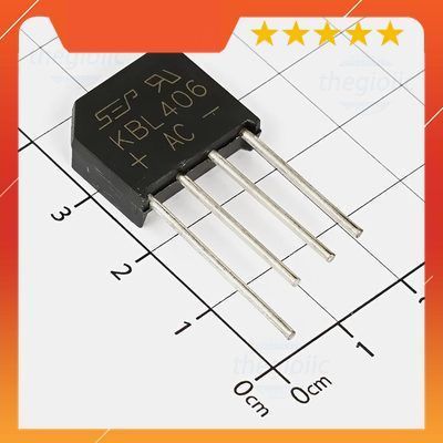 [5 Cái]- KBL406 Diode Cầu Chỉnh Lưu 600V 4A