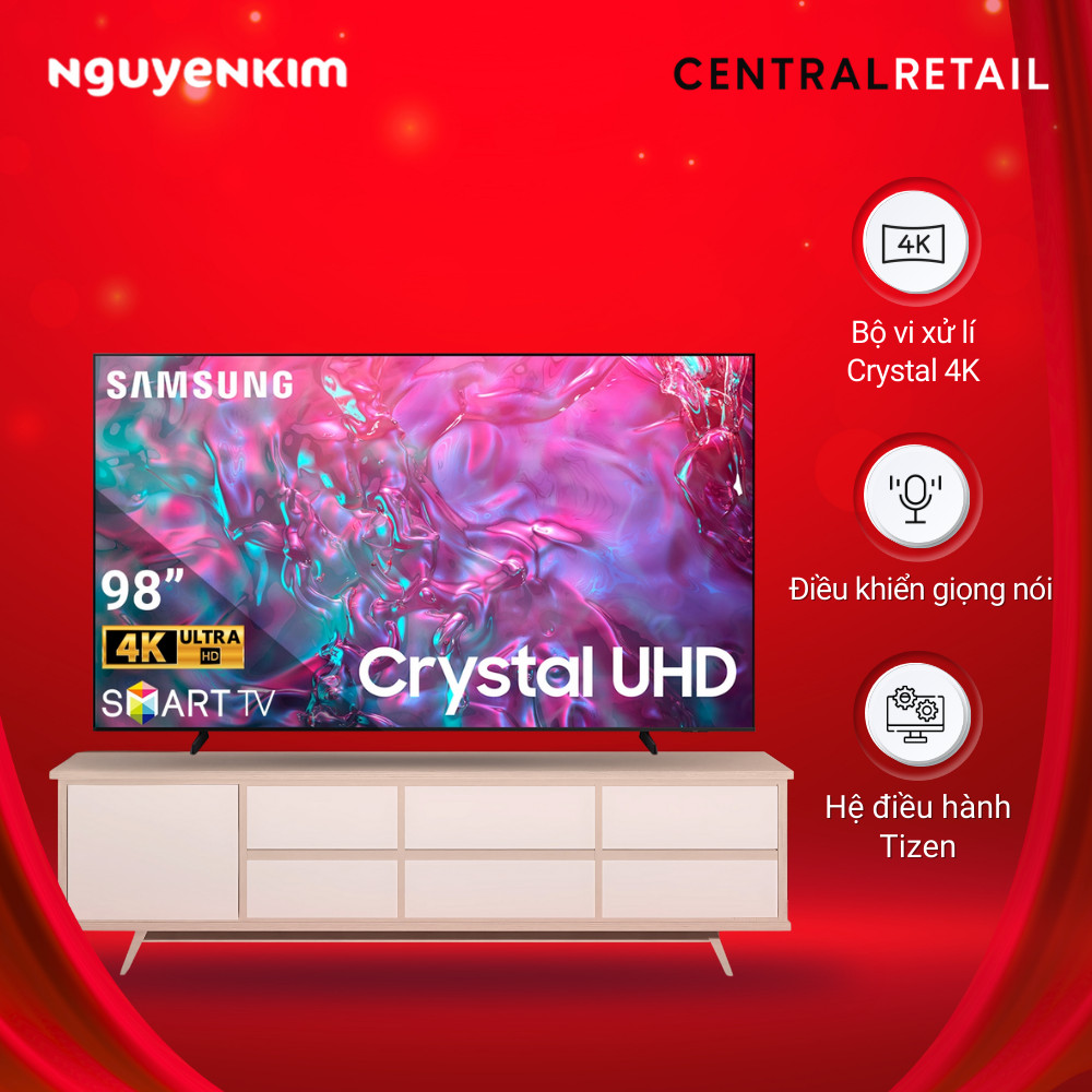 Smart Tivi Crystal Samsung 4K 98 inch UA98DU9000KXXV