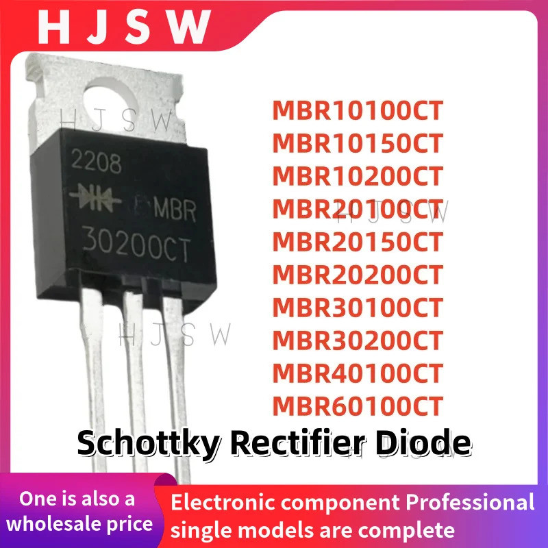 5 Chiếc MBR10100CT MBR10150CT MBR10200CT MBR20100CT MBR20150CT MBR20200CT MBR30100CT MBR30100CT MBR4