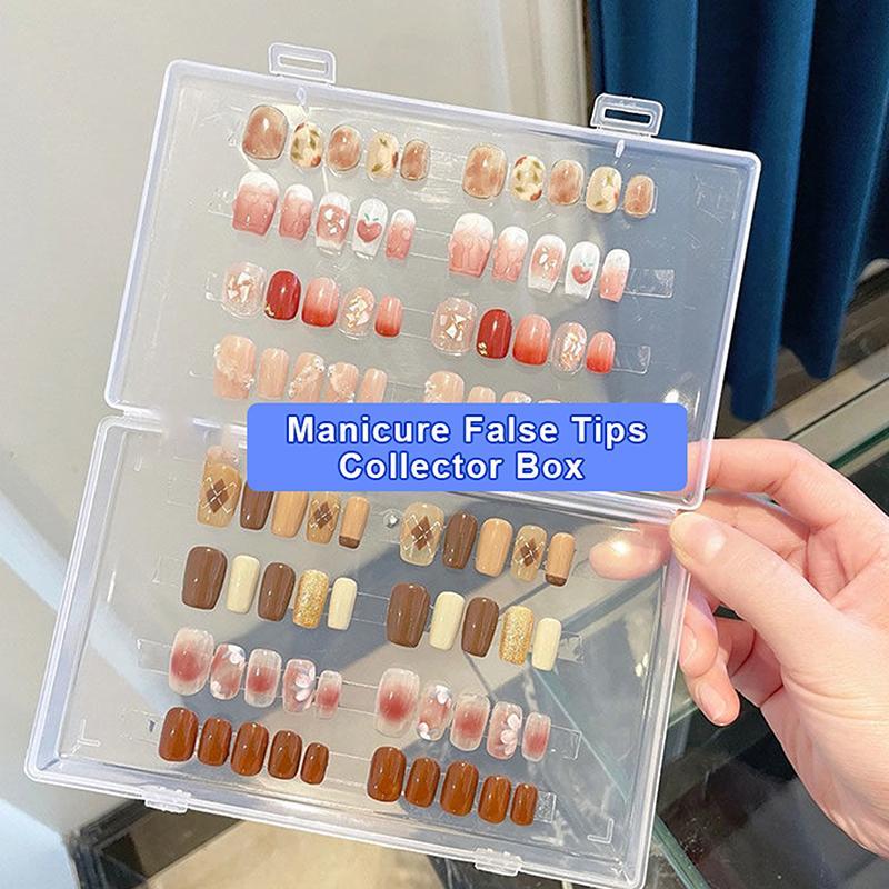 Dễ thương Nail Mẹo hiển thị cuốn sách Gel đánh bóng móng tay giả móng tay Thu hộp Nail công cụ thiết