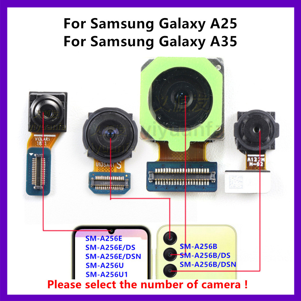Camera Phía Trước Phía Sau Cho Samsung Galaxy A25 A35 5G A256 SM-A256B / DS A356E A356 Mặt Trước Sel