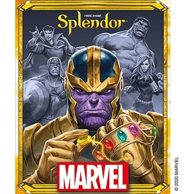 Asmodee Marvel Splendor Board Game - Unite Heroes and Gems in an Epic Stegy Adventure, Trò chơi gia 