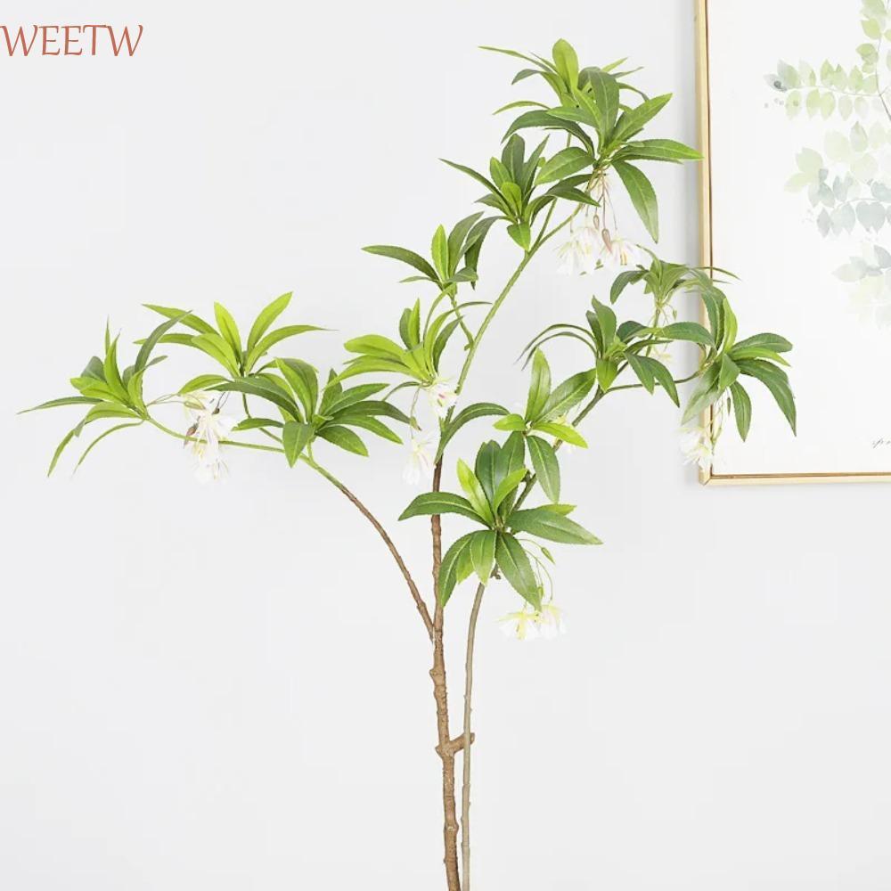 WEETW Nhân Tạo Tenuifolia Ficus Nhánh Cây, Phong Cách Lớn Mô Phỏng Cây Ficus, Đạo Cụ Chụp Ảnh Nhựa X