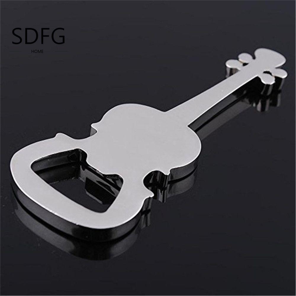 SDFG Dụng cụ mở bia màu bạc bằng kim loại được đánh bóng SDFG