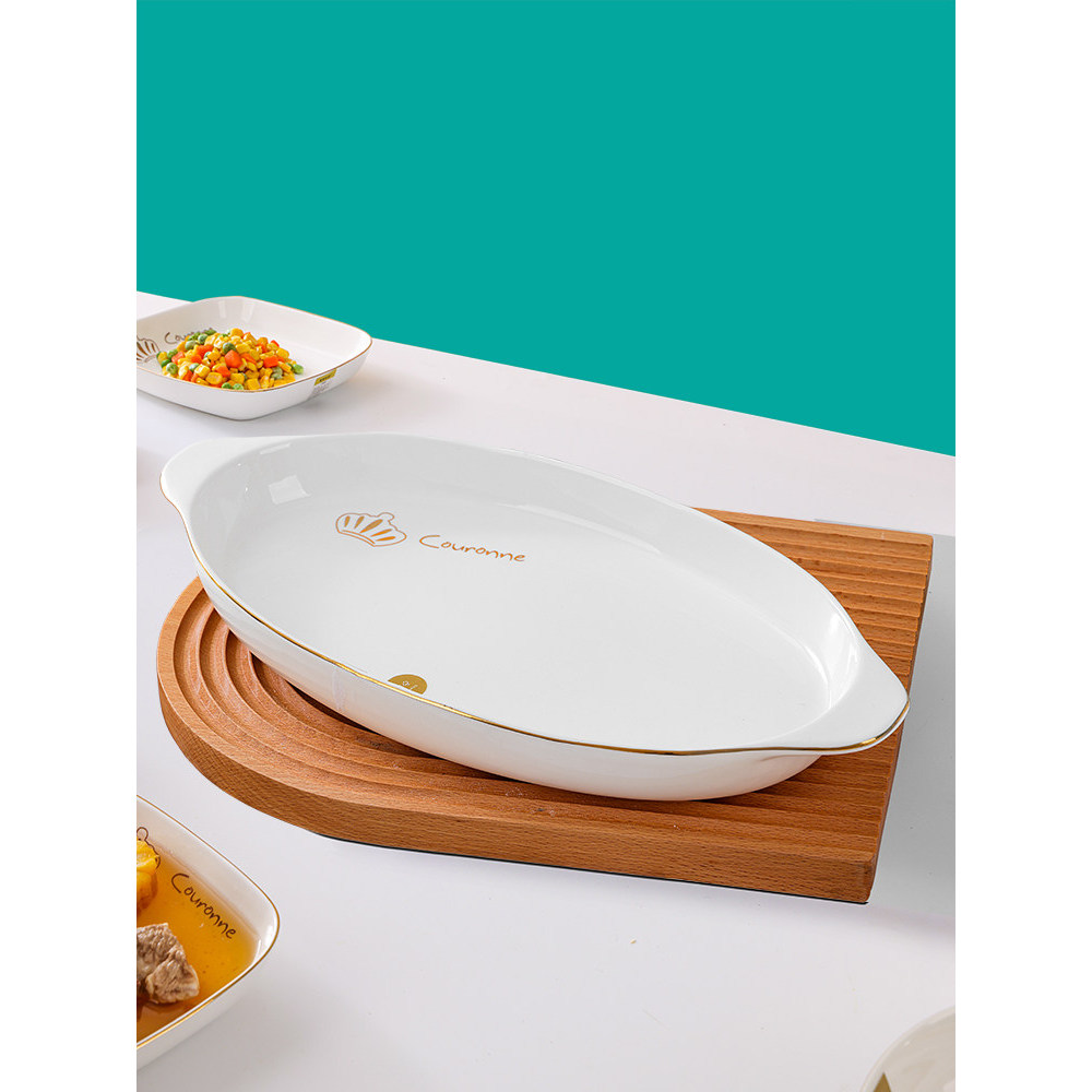 Hộ Gia Đình Đĩa Dài Vẽ Phnom Penh Đĩa Cá Mới Lớn Hấp Cá Đĩa Đĩa Đĩa Đĩa Ăn Đĩa Cá Lớn Đĩa Gốm Bộ Đồ 