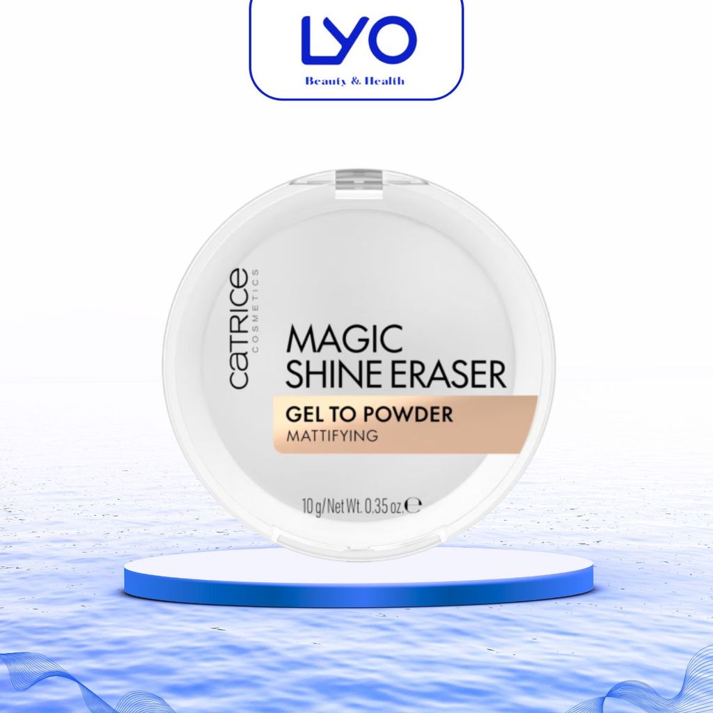 Phấn Phủ Dạng Gel Catrice Magic Shine Eraser Gel To Powder Mattifying Kiềm Dầu 10g LYO STORE