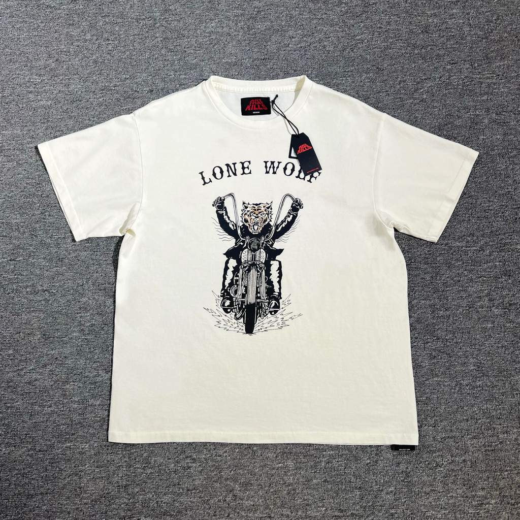 Phòng trưng bày. LONE WOLF TEE LONE WOLF Áo thun ngắn tay đường phố cao cấp Mỹ