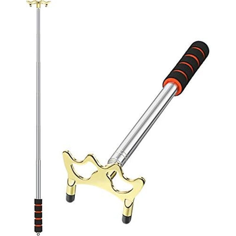 Skylety Pool Cue Snooker Stick Pool Table Accessories Retractable Billiards Cue Rest with Removable 