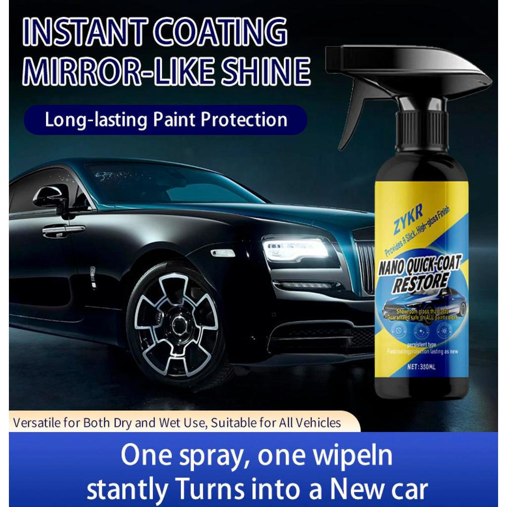 ZYKRCC Car Nano Quick Coating Repair Coating Spray Premium Car Quick Coating Agent Hiệu ứng đánh bón