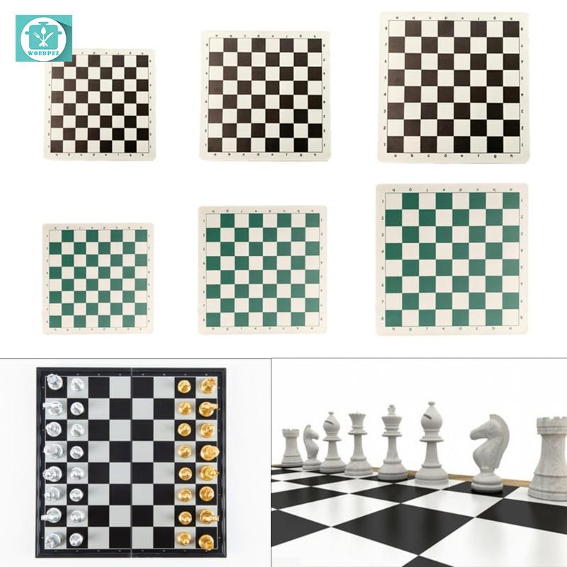 PU Chess Board Soft Rollable Chessboard Light Weight Tournament Chess Mat