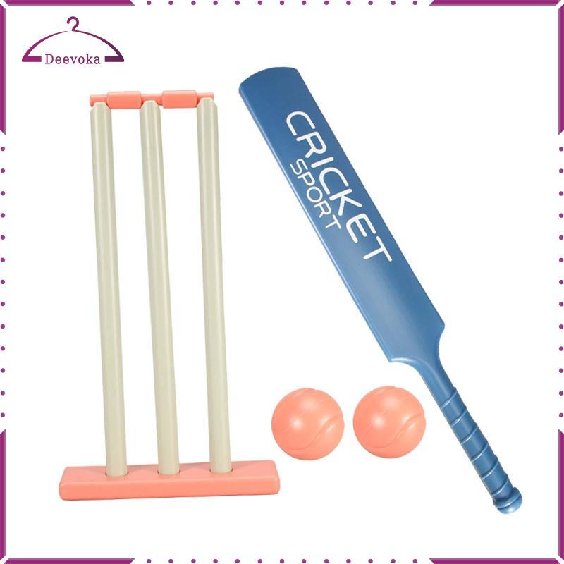 Bộ cricket trẻ em, Trò chơi thể thao ngoài trời Bộ cricket sân vườn trong nhà, Dơi và bóng cricket c