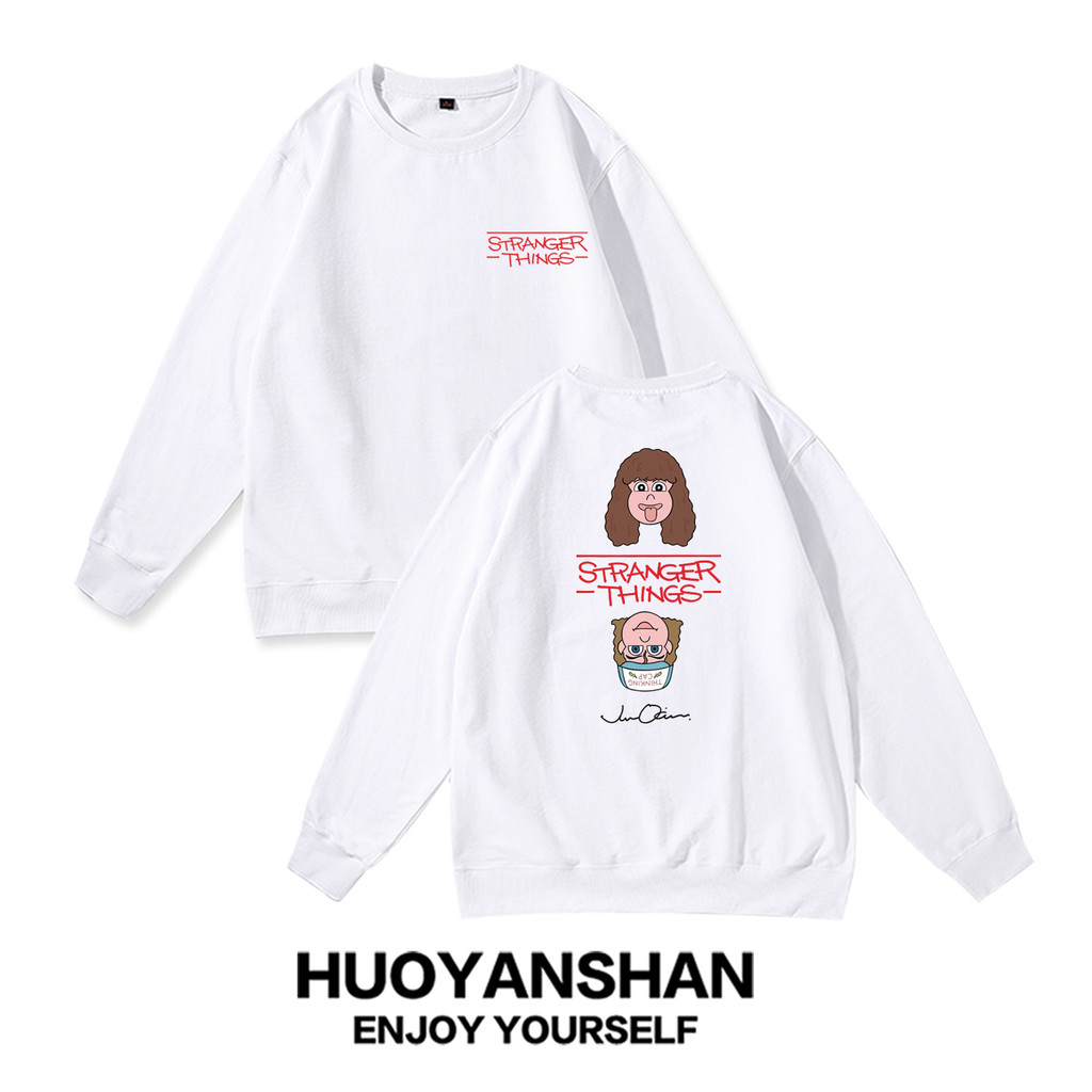 Áo nỉ cổ phi hành đoàn Stranger Things Eddie Dustin, Phù hợp Mặc Mùa Đông