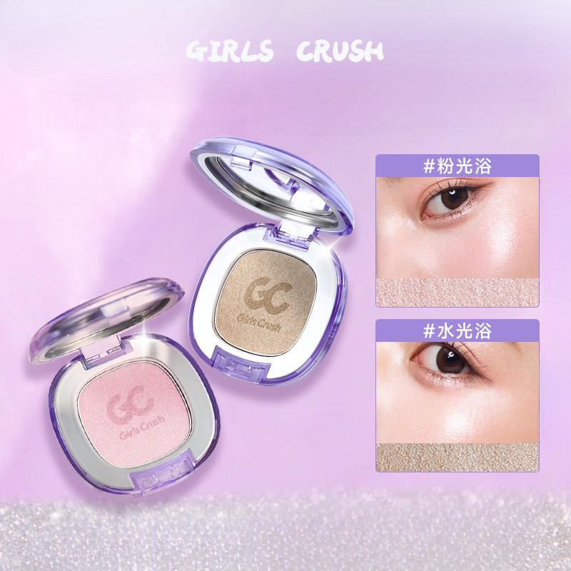 GIRLS CRUSH Highlighter Dressing Matte Blush Face Brightening Lying Eye Shadow Hydrating Skin Natura