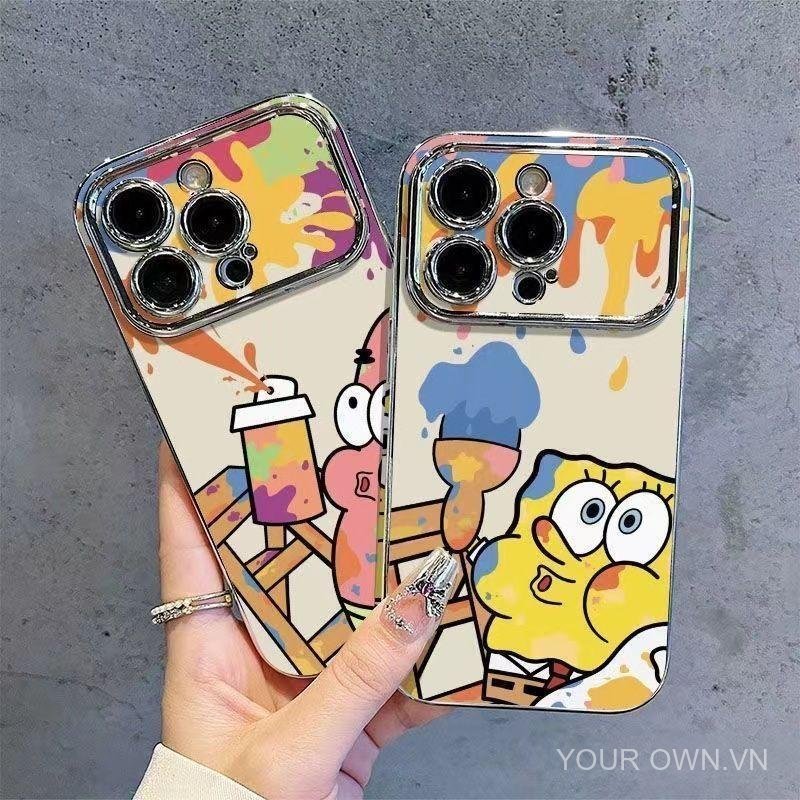 SpongeBob SquarePants Cho iphone 15 14 11 16 12 17 13 14PRO 12PRO 13PROMAX 16PROMAX 16PRO 13PLUS 13P