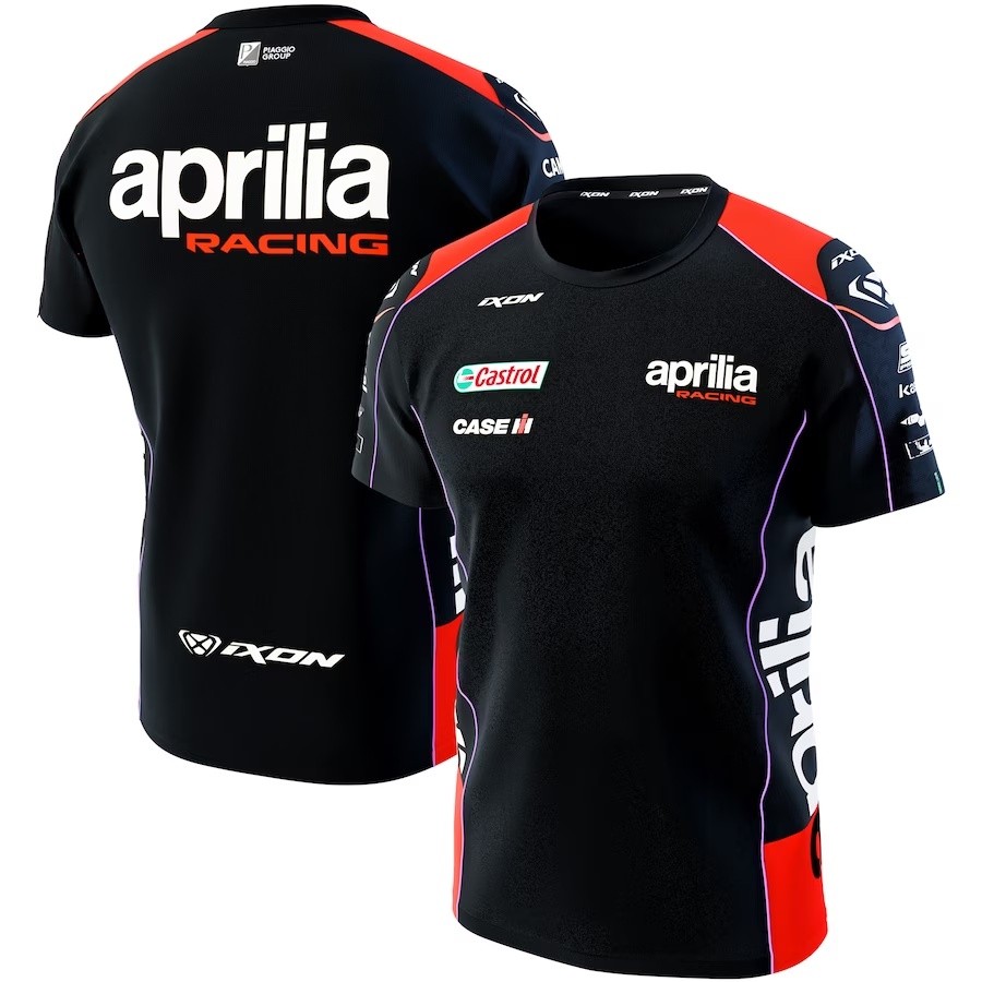 Áo thun Aprilia Racing Team, phù hợp cho thể thao và thời trang đường phố