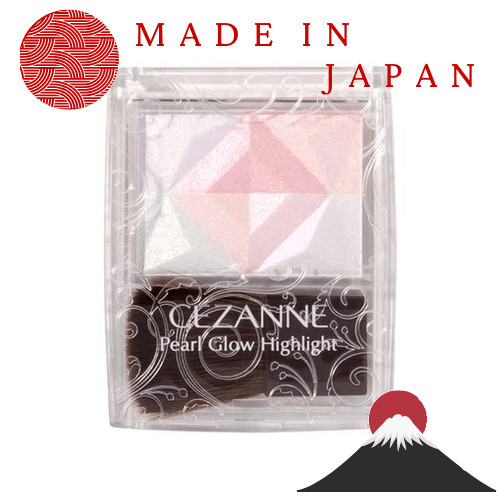 Cezanne Pearl Glow Highlight SP2 Romance Bloom 3.2g 4 màu highlight, highlight ướt bóng, có chứa ngọ