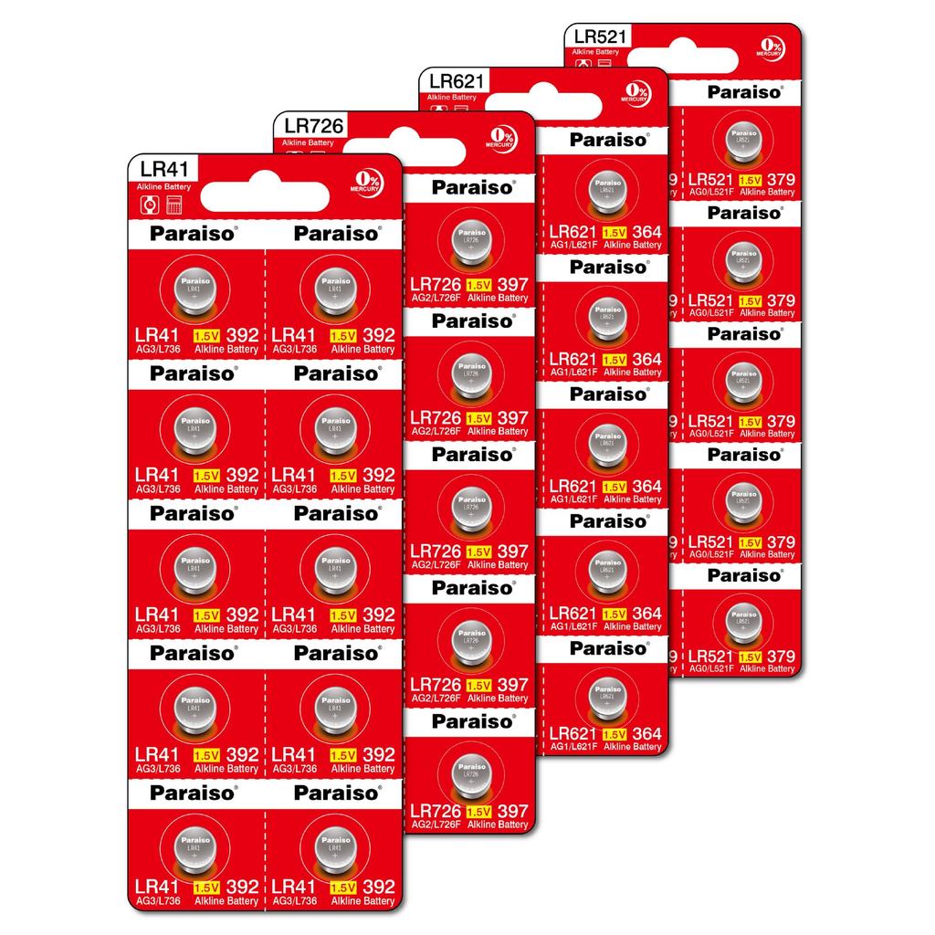 Pin nút Paraiso / Songzhiyuan LR41 LR44 LR626 LR1130 AG3 AG10 AG13