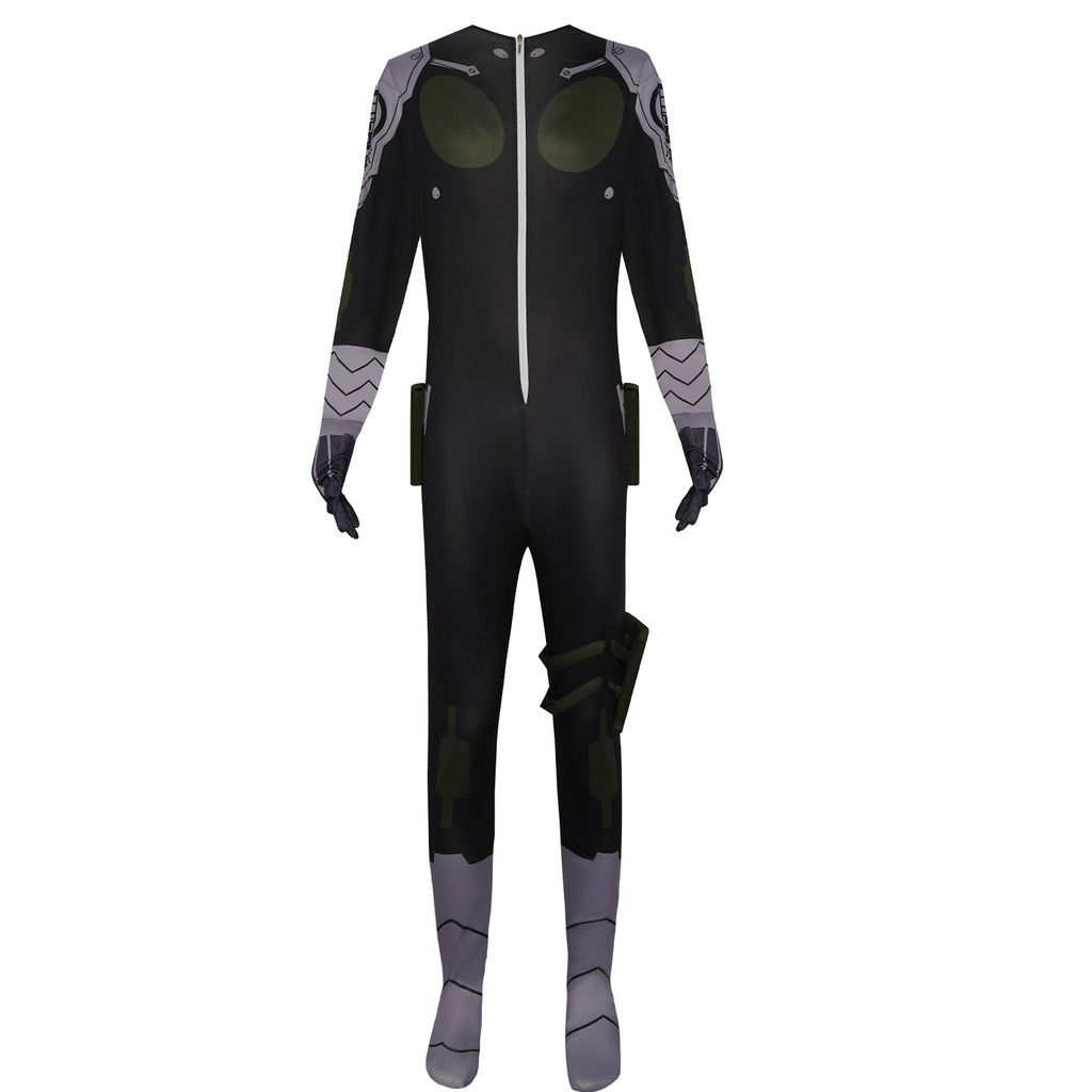 Quái vật số. 8 Hibino Kafka Cosplay Trang Phục Quốc Phòng Đội Chiến Đấu Áo liền quần Cosplay Nhập Va