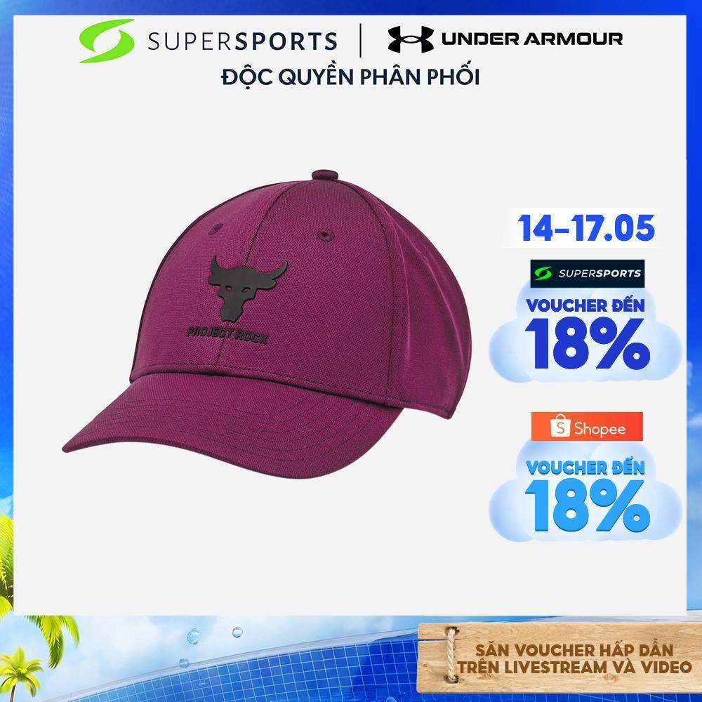 Mũ Lưỡi Trai Nữ Under Armour Rock Snapback - Tím - 1376719-505