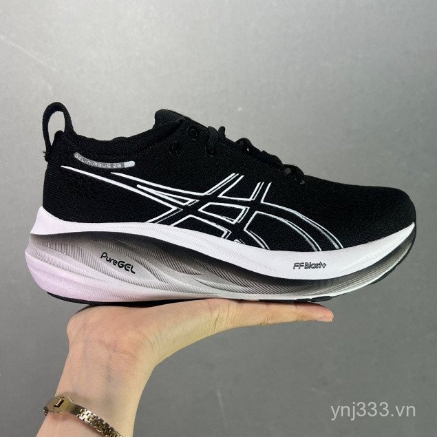 Giày chạy bộ đệm nhẹ Asics Gel-Nimbus 26 S54K