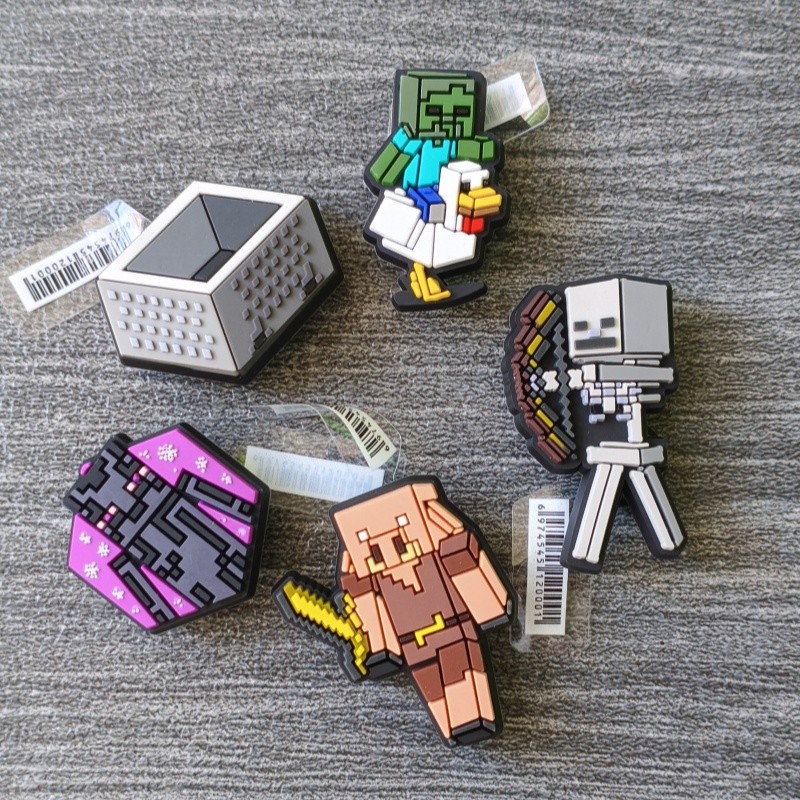 Lỗ Giày Phụ Kiện Giày Hoa Giày Trang Trí Phụ Kiện Trẻ Em Tự Làm Khối Xây Dựng Trò Chơi Minecraft Thí