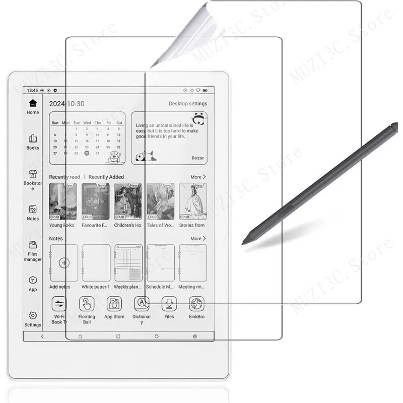 2 GÓI Matte PaperLike Film cho Meebook M8 / M8C 7,8 inch Vỏ bảo vệ màn hình cho Meebook M8 / M8C