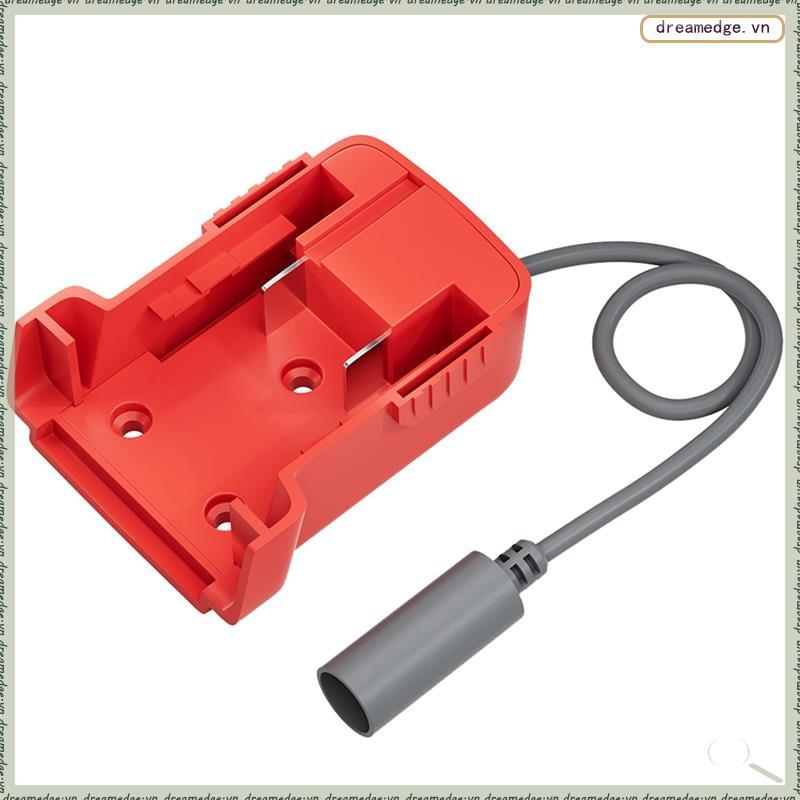 [dreamedge] Dành cho Bộ chuyển đổi pin 18V tương thích Mini với ổ cắm DC Nữ để sạc pin- Dây nguồn DC